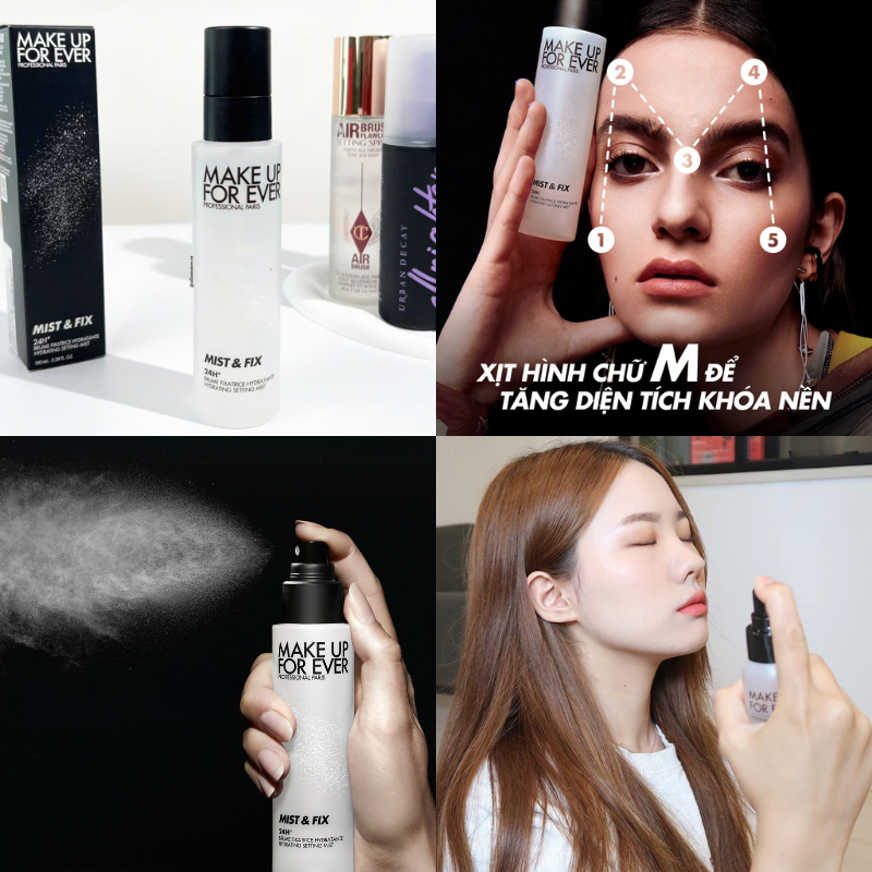 Xịt Khóa Nền Giúp Makeup Bền Đẹp
